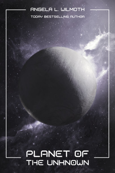Sci-Fi Book Cover Generator with a Cosmos Background 512c-el1
