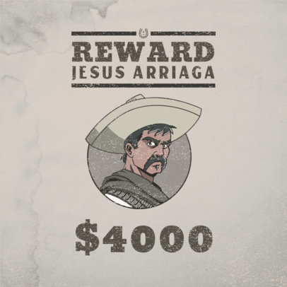Gaming Logo Maker Featuring a Western Wanted Sign Style