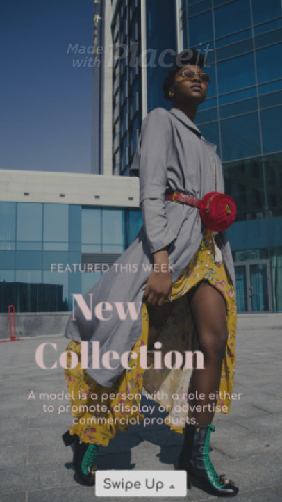 Fashionable Instagram Story Video Creator for a New Collection Announcement 1572-el1