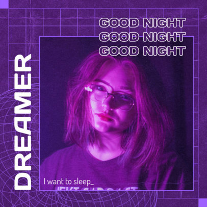 Facebook Post Maker Featuring Repetitive Typography 2464d