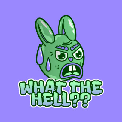 Twitch Emote Logo Creator with a Pestered Mascot Graphic 3564c
