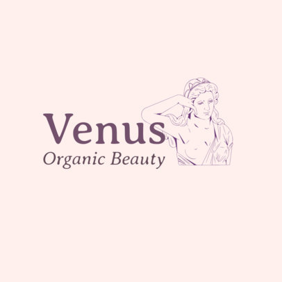 Beauty Logo Maker Featuring a Classical-Styled Illustration 3696w