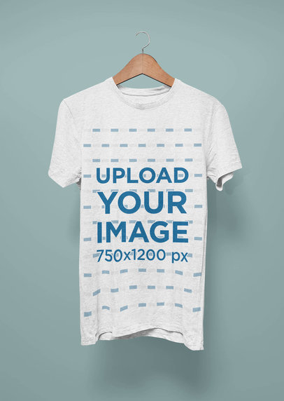 Download Placeit - Mockup of a T-Shirt Hanging on a Wall with Old ...