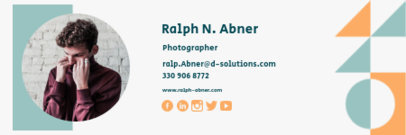 Email Signature Generator for a Professional Photographer 3233b