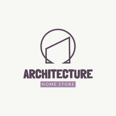 Abstract Logo Template for an Interior Design Store 3989a