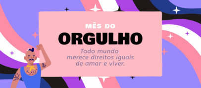 LGBT-Themed Facebook Cover Generator With Vibrant Backgrounds and Quotes 3609e