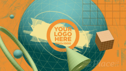 Intro Video Generator Featuring Cool 3D Shapes 2866-el1