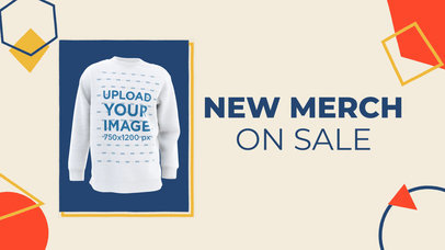Unisex Sweatshirt Video Featuring a New Merch Promo 5897v